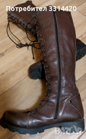 зимни ботуши от естествена кожа , снимка 2 - Дамски ботуши - 52283708