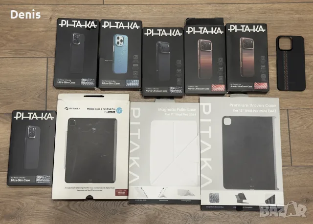 Карбонови Кейсове Pitaka за iPhone и iPad., снимка 6 - Калъфи, кейсове - 55754033