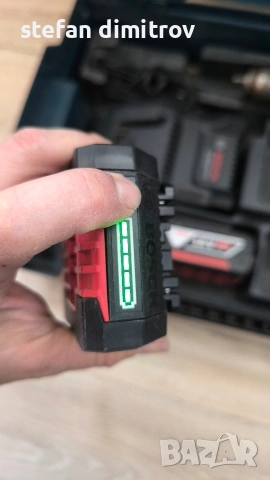 Bosch акумулаторен ударно-пробивен винтоверт gsb 18v-110 плюс 2 батерий 4Ah и зарядно , снимка 13 - Винтоверти - 53746022