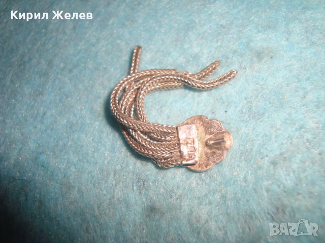 СТАРА СРЕБЪРНА ВИСУЛКА СРЕБРО 925 УКРАШЕНИЕ РЪЧНА МАЙСТОРСКА ЮВЕЛИРНА РАБОТА АПЛИКАЦИЯ ОБЕЦА 25768, снимка 10 - Други - 35819577