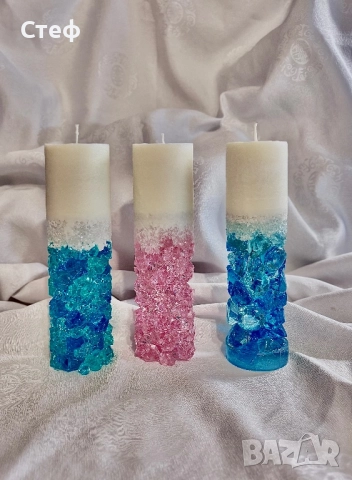 ✨ Свещи с кристали , снимка 13 - Декорация за дома - 52364743