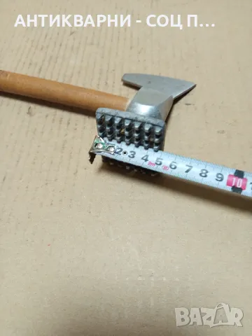 Стара Кухненска Брадвичка За Пържоли., снимка 12 - Антикварни и старинни предмети - 49831306