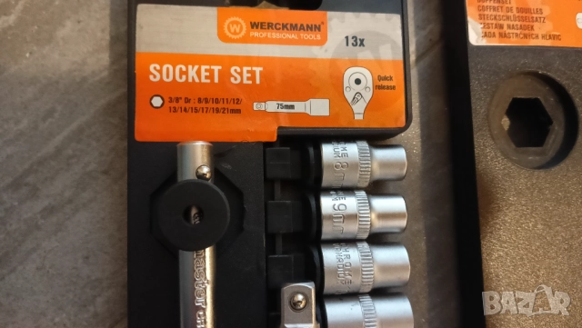 гедоре комплект вложки тресчотка 3/8 и 1/2, снимка 5 - Гедорета - 52687717