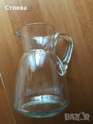 ретро стъклена кана  - налично, снимка 2 - Други - 36209953