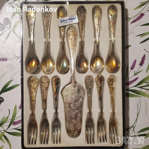 сет сребърни прибори 