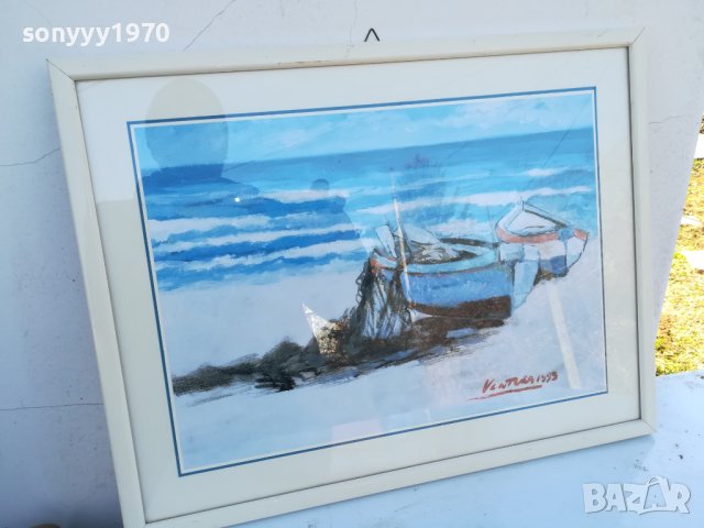 КАРТИНА ОТ ГЕРМАНИЯ 2402241855, снимка 4 - Антикварни и старинни предмети - 44450039