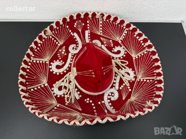 Богато украсено мексиканско сомбреро. №7847, снимка 2 - Други - 53097100