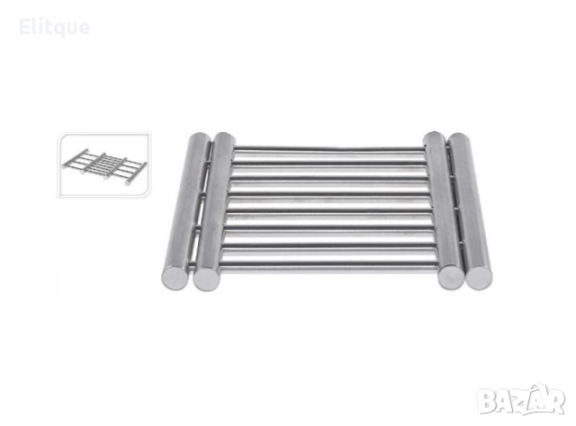 Разтегателна поставка за горещи съдове от ИНОКС, 22X20 см, разтягаща се до 37 см, снимка 8 - Други стоки за дома - 52903329