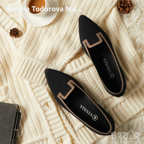 VIVAIA Margot Плетки с шарка на заострени пръсти