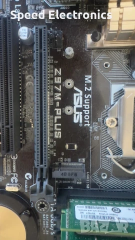 Asus Z97M-PLUS + i7 4790 + 16gb, снимка 7 - Дънни платки - 50793781