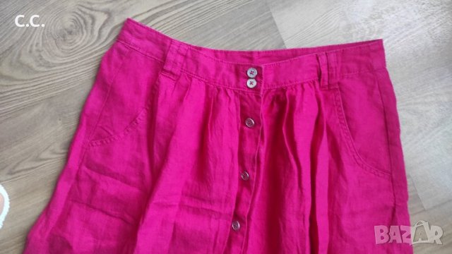 2 броя ленени поли, по 6 лв или 10 лв/к-кт, размер 40, снимка 7 - Поли - 41610104