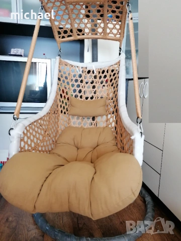 Люлка Виденов Берна 120 х 90 х 78 см бежова