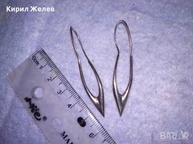 ЕЛЕГАНТНИ СРЕБЪРНИ ВИНТИДЖ АРТ ОБЕЦИ ВИСОКА ПРОБА СРЕБРО БИЖУТЕРСКА РЪЧНА ИЗРАБОТКА 34429, снимка 8 - Антикварни и старинни предмети - 39640486
