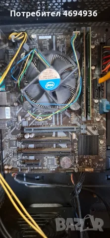 дъно gidabyte проц Intel Kore i5 9500.RAM 16GB ddr4., снимка 3 - Дънни платки - 55961276