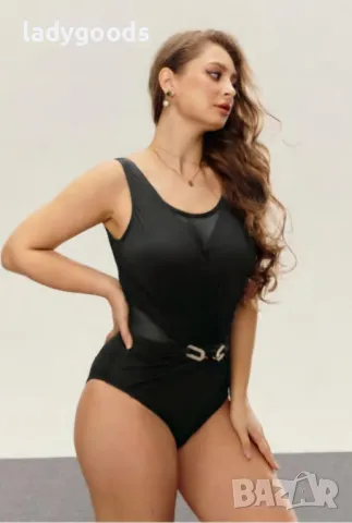 -18%! Цял бански костюм,с тюл-4 цвята.Модел 733., снимка 2 - Бански костюми - 49976627