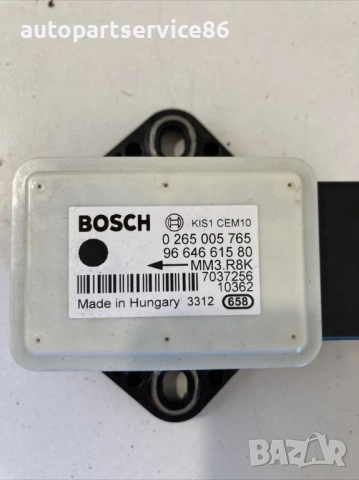 Сензор за скорост на отклонение за Peugeot 5008 1.6 HDI (2012) 0265005765, снимка 2 - Части - 53744474