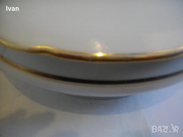 BAVARIA-Нов Голям Немски Порцеланов Супник-Златен Кант-Бавария, снимка 7 - Сервизи - 39726832