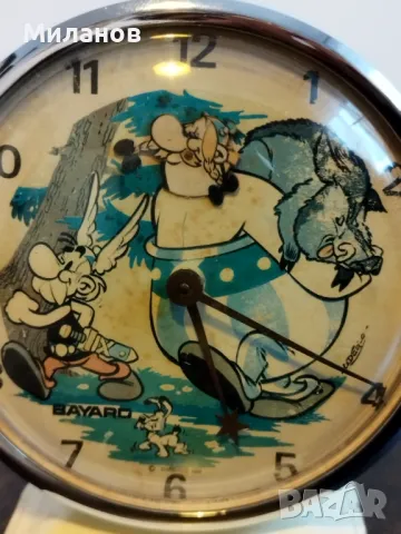 Стар механичен будилник, настолен часовник, снимка 3 - Антикварни и старинни предмети - 49326684