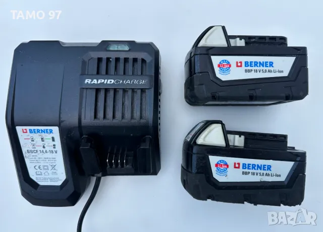 BERNER BACRHD BL SDS Plus 18V - Безчетков перфоратор 2x18V 5.0Ah, снимка 6 - Перфоратори - 49407269
