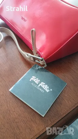 Червена дамска чанта Folli Follie, снимка 5 - Чанти - 48940195