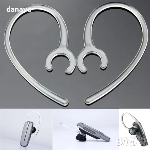 5653 Универсална кука за ухо държач на хендсфри прозрачен аксесоар за блутут, снимка 2 - Слушалки, hands-free - 48777510