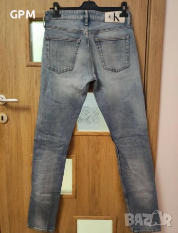 Ликвидация: Calvin Klein Slim мъжки дънки, снимка 5 - Дънки - 52309102