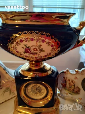 Порцеланови часовници, снимка 2 - Антикварни и старинни предмети - 49697671