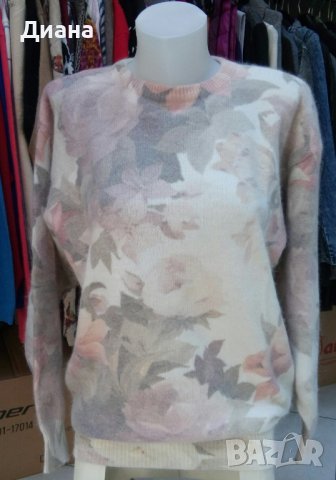 Дамски пуловер-ангора и вълна