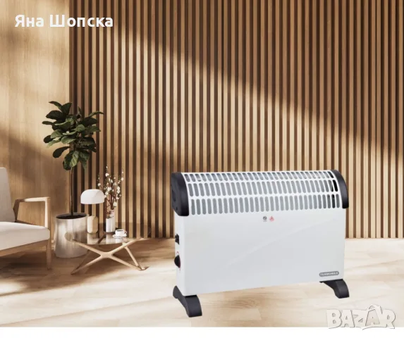 Конвекторна печка TR2013B 2000W – термостат, защита от прегряване, снимка 5 - Отоплителни печки - 55790541