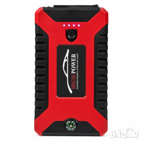 Външна батерия за МПС-стартерна с 4 USB изхода и LED, снимка 2 - Аксесоари и консумативи - 55870964