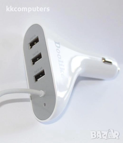 12V Зарядно за автомобил DOOLIKE CCA13 / 3USB + Micro + iPhone 6 Баркод : 452901