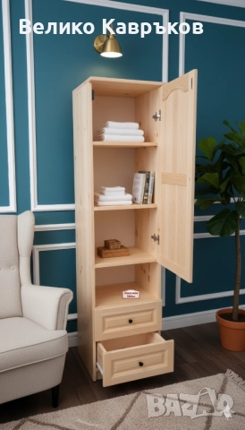 Колонен шкаф от масив., снимка 2 - Гардероби - 50859439