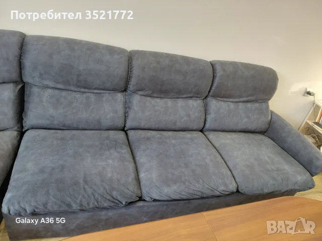Холов ъгъл и маса с механизъм, снимка 4 - Дивани и мека мебел - 56142774