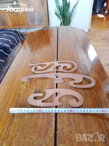 Стари дървени кривки за чертане, снимка 4 - Други ценни предмети - 47728284