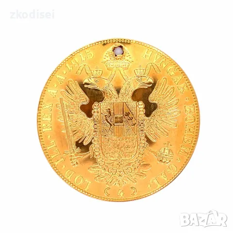 Златна монета 13,95гр. 22кр. проба:916 модел:43040-3, снимка 2 - Нумизматика и бонистика - 56205377
