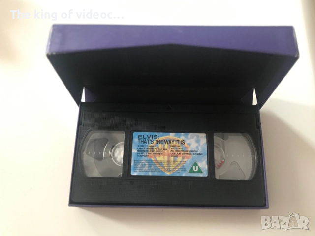 Видеокасета ELVIS  That ‘s THE WAY IT IS. VHS, снимка 4 - Други жанрове - 51984961