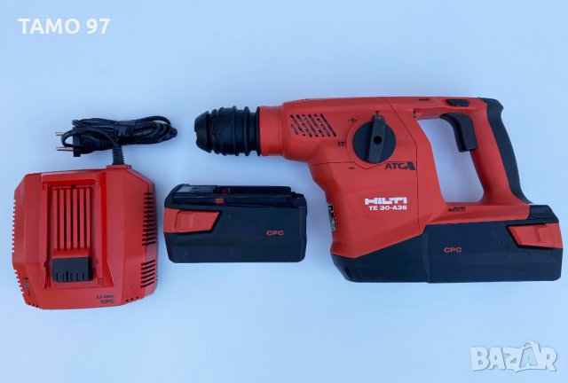 Акумулаторен перфоратор Hilti TE 30-A36 ATC/AVR 2x36V 5.2J 3.6J
