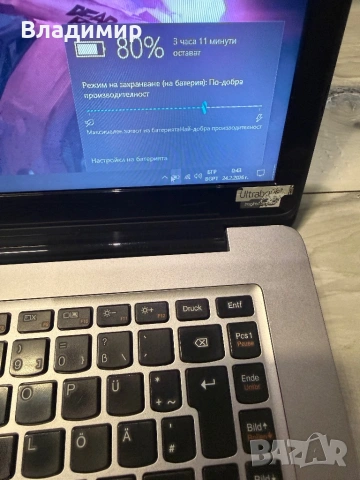 Lenovo ideapad u410-i5 3317u/8гб/128гб msata+750гб/nvidia 610m, снимка 5 - Лаптопи за дома - 53629425