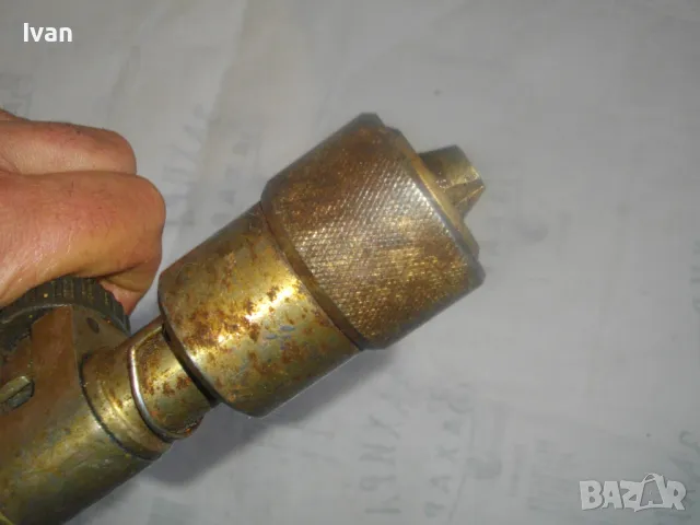 РУСКА СССР СОЦ РЕВЕРСИВНА СТАРО КАЧЕСТВО РЪЧЕН МАТКАП ДРЕЛКА БОРМАШИНА 370мм/13мм захват Завод ЧИЗ, снимка 10 - Бормашини - 48413639