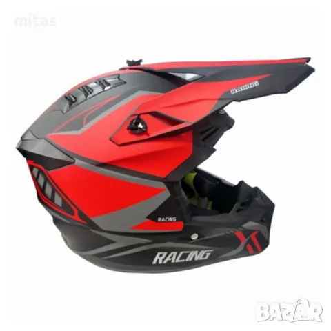 Кросова каска RACING, Full Face, DOT, Размер: S; M; L; XL - Вело, Мото, снимка 9 - Аксесоари за велосипеди - 50060287