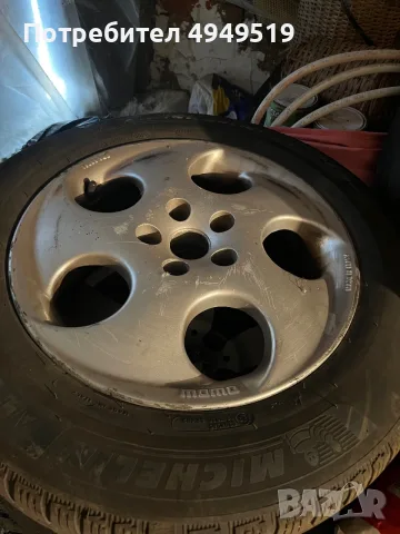 Лети джанти MOMO 15" 5х100 със зимни гуми Michelin Alpin 6 (за Голф 4, Ауди 3, снимка 4 - Гуми и джанти - 56081148