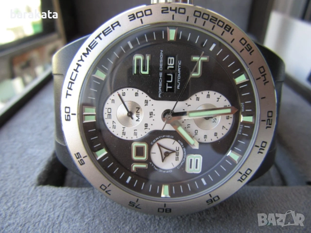 Porsche Design Flat Six Automatic Chronograph P6340, снимка 2 - Мъжки - 53703711