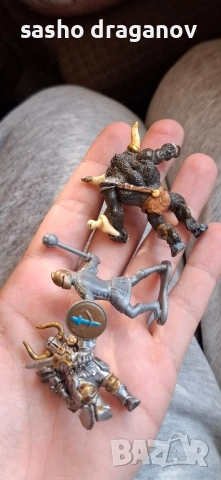 3 мини фигурки - минотавър и рицари, снимка 6 - Фигурки - 52398693