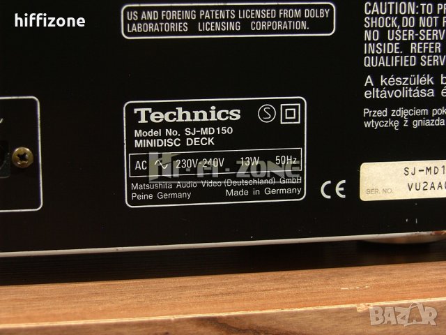 MD PLAYER  Technics sj-md150, снимка 9 - Аудиосистеми - 35831105