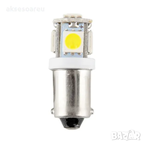 Габаритни диодни крушки /габарити/ Ba9s 24v с 5 Smd Led ксеноново бели диода 24 волта за камион, снимка 8 - Аксесоари и консумативи - 7176884