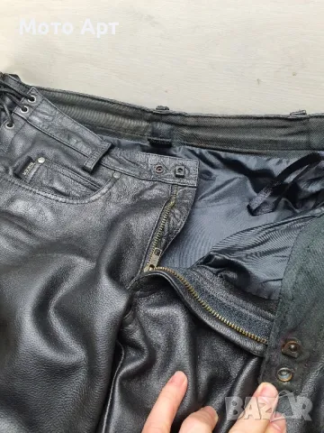 Мото Кожен Панталон Spirit Motors Рокерски за Мотор Мотортиски Размер М Рестни Чопър Екипировка, снимка 5 - Аксесоари и консумативи - 49745972