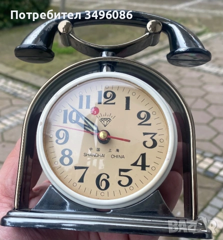 Стар и рядък механичен будилник Шанхайски диамант, снимка 6 - Други ценни предмети - 53249182