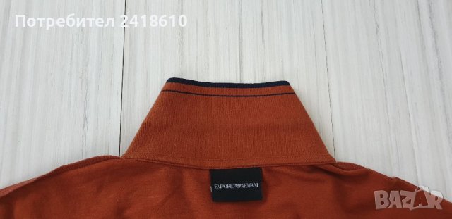 Emporio Armani Pique Cotton Mens Size М ОРИГИНАЛ! Мъжка Тениска!, снимка 4 - Тениски - 41397252