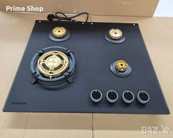 ПРО газов плот за вграждане, 4 горелки, 8 kW, Черно стъкло, GASLAND PRO GH2604BG1FC, снимка 10 - Котлони - 55815462