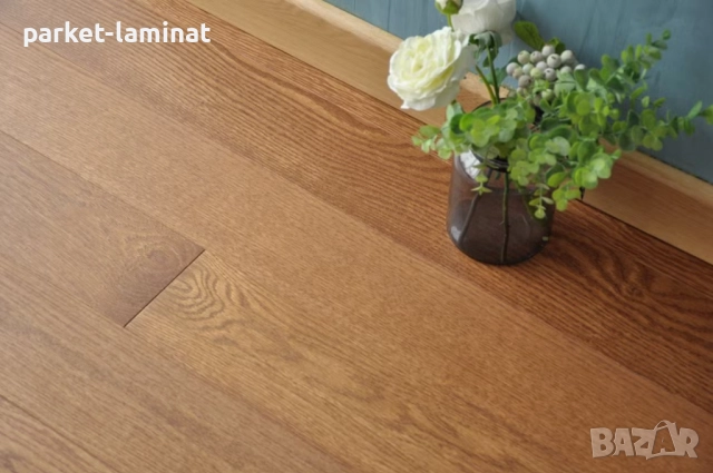 Естествен Дъбов паркет – с лак мат, снимка 2 - Естествен паркет - 52133431